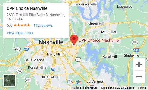 CPR Nashville Directions